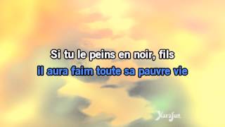 Karaoké Les crayons de couleur - Hugues Aufray *