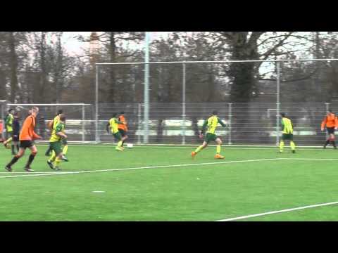 13 feb 2016 Brederodes A1 - VV De Meern A2 com 2-2 Hakje van Jeffrey