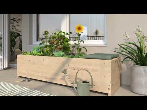 Bygg en odlingslåda i limträ