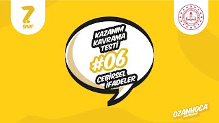 7. SINIF MATEMATİK MEB KAZANIM KAVRAMA TESTİ SAYI-06 / CEBİRSEL İFADELER