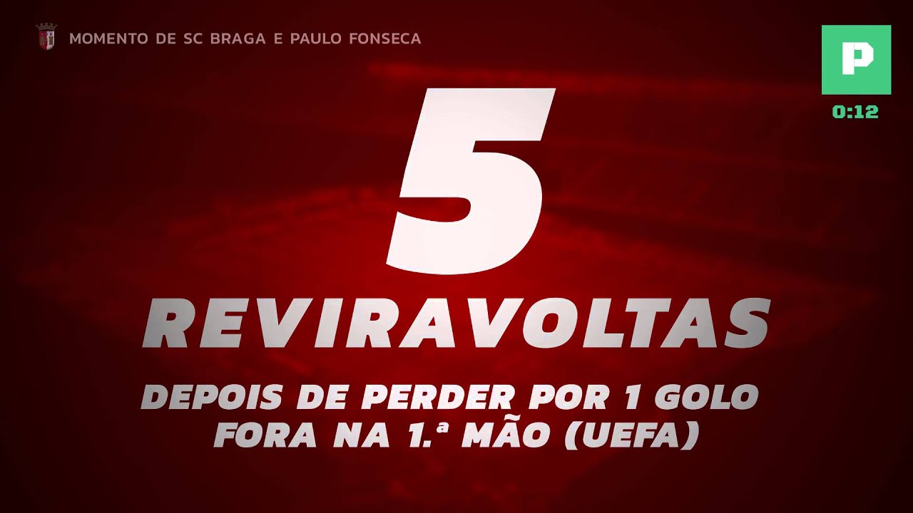 30 segundos com Playmaker - SC Braga e Paulo Fonseca