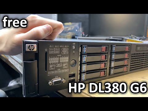Free HP DL380 G6 Overview, cleanup and Upgrades