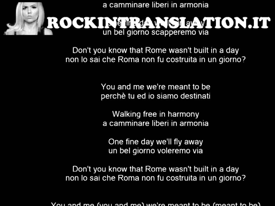 Rome Wasn't Built in A Day