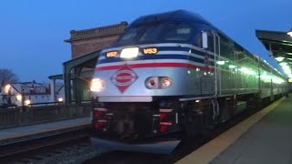 preview picture of video 'Amtrak & VRE @ Fredericksburg Station'