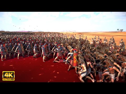 CITY DEFENCE! ROMAN SOLDIER vs EGYPTIAN WARRIOR| Ultimate Epic Battle Simulator 2 - UEBS 2