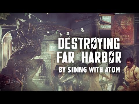 Destroying Far Harbor by Siding with Atom - Far Harbor Part 21