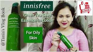 Innisfree Green Tea Seed Essence-In-Lotion | Honest Review