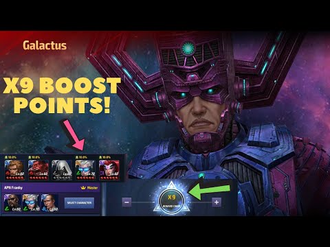 T3 Quicksilver (Uncanny Avengers) vs GALACTUS Gbr [X9 Boost Points] - Marvel Future Fight