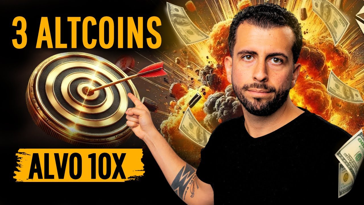 3 ALTCOINS QUE ESTOU ACUMULANDO | ELAS VÃO EXPLODIR!