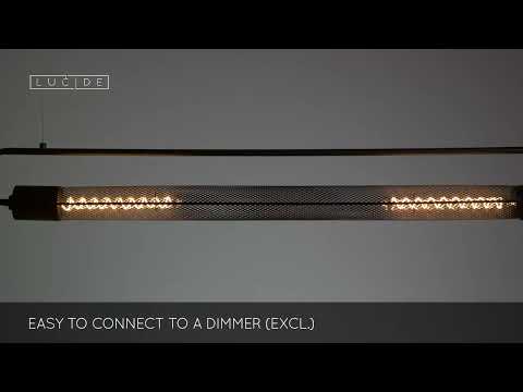 Lucide 05433/02/30 - Chandelier on a string CALIXT 2xE27/10W/230V