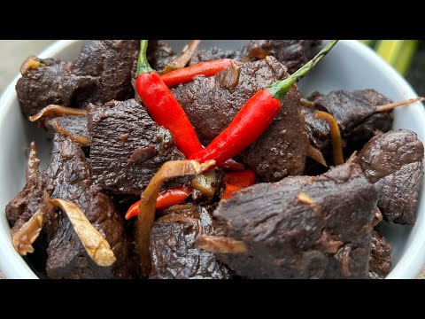 SPICY ADOBONG BLACK MEAT (TUNAS’s BLACK MEAT) | JomolzTv