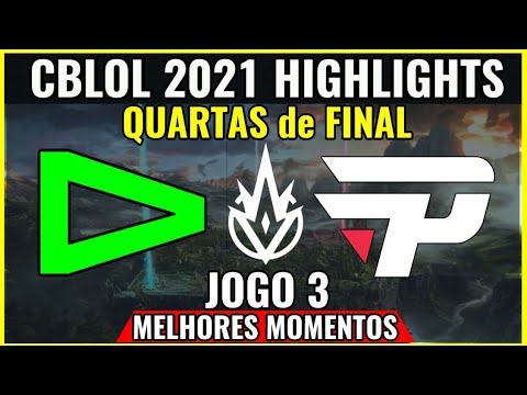 CBLOL LLL vs PNG Highlights Jogo 3 | CBLOL 2021 1ª Etapa Quartas de Final LOUD vs paiN Gaming