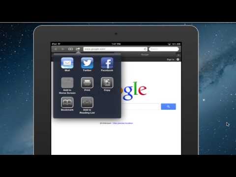 How to Create Bookmarks on an iPad Desktop : iPad Tips...