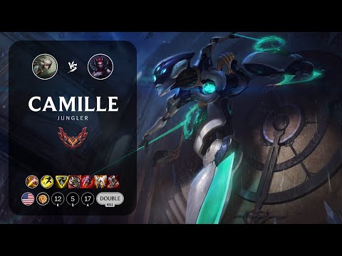 Camille Jungle vs Elise - NA Grandmaster Patch 13.10