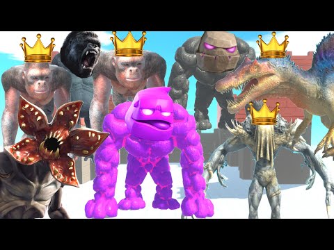 GORO BROTHERS + KONG + DEMOGORGON + 3X PRIMATES + ELIXIR GOLEM CLASH ROYALE VS SCOURGE + SPINO +