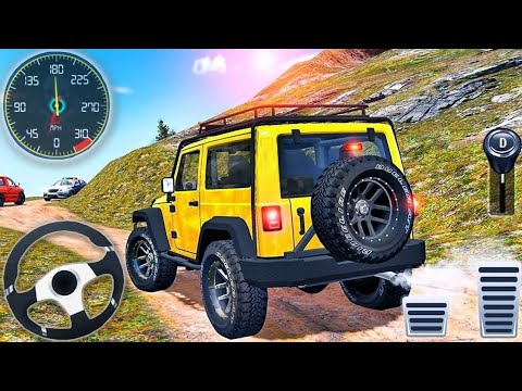 Offroad 6x6 Monster Truck Driving 3D - Luxury Jeep Hummer Mountain Driver - Android GamePlay