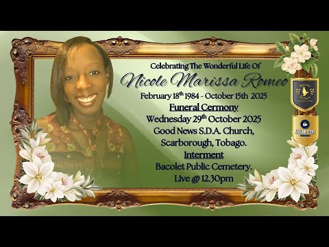Nicole Marissa Romeo - The Celebration Of Her Wonderful Life