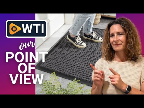 Door Mats Outdoor Indoor Doormat 30""x18""- Front Door Mats Outdoor Welcome Mat Heavy Duty Durable Natural Rubber Rug Mats for Entryway Patio Busy Areas(30""x 18 - WTI product video review