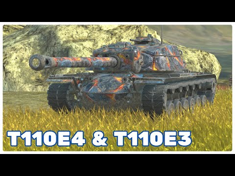 T110E4 & T110E3 ● WoT Blitz Best Replays