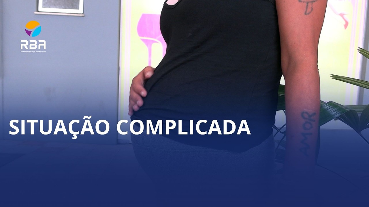 Sem teto e com um bebê a caminho
