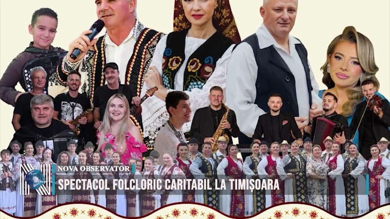 Spectacol folcloric caritabil la Timișoara