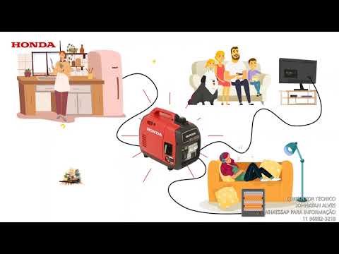 Vídeo: Gerador Honda EU22i: perguntas e respostas reais