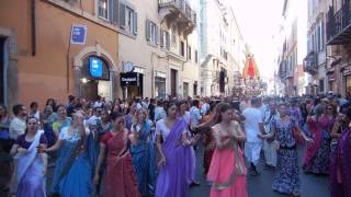 Hare Krishna ISKCON Roma 03 06 2017 ratha yatra part 08 DSCN0019