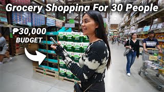 Christmas Grocery Shopping to Cook for 30 Guests!