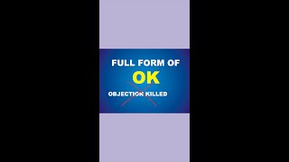 Full form of OK | OK Meaning and Full form | Okay vs OK | Z Mohammadi