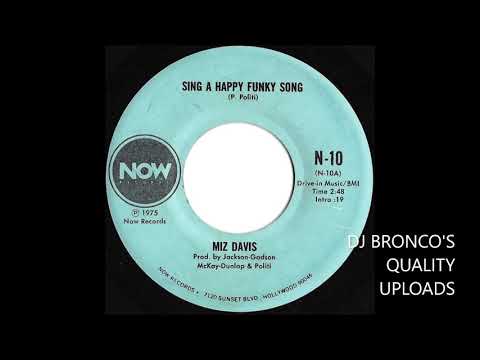 MIZ DAVIS * SING A HAPPY FUNKY SONG