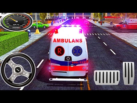 911 Ambulance City Rescue: Emergency Driving Game - Best Android Gameplay HD