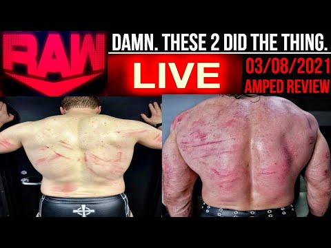 🔴LIVE🔊 WWE RAW 3/8/21: WWE Is Taking The FASTLANE Into A BRICK WALL! RESPECT To Drew-Mac & Sheamus