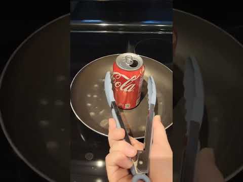 Crushing a Coke Can with Ice Water #science #demo #experiment
