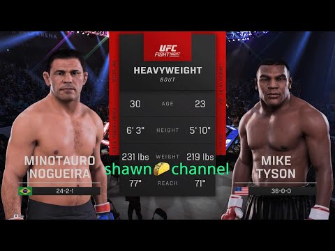 Minotauro Nogueira vs Iron Mike Tyson ea sports ufc 5