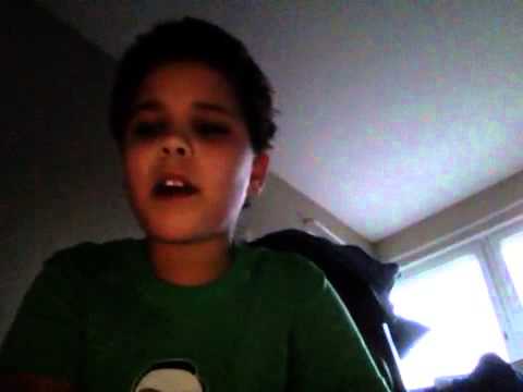 Benjamin sjunger låten no one med Alicia keys