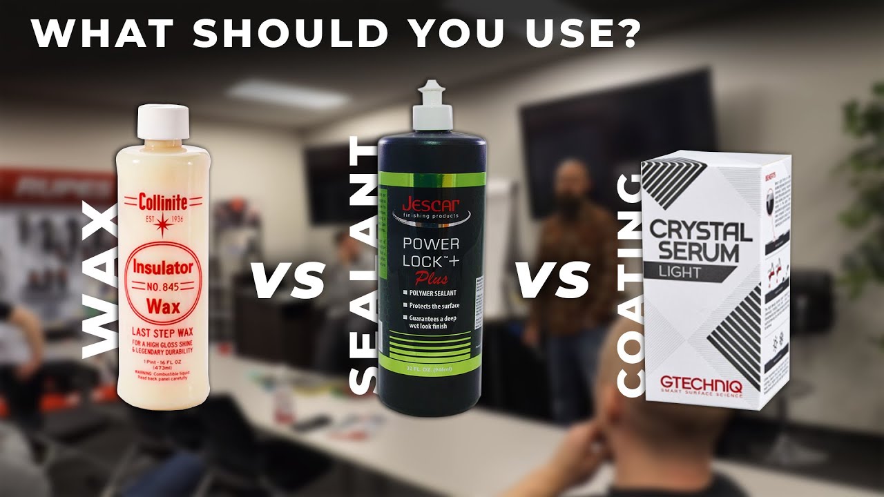 Should We Use a Wax, Sealant, or Coating for Protection