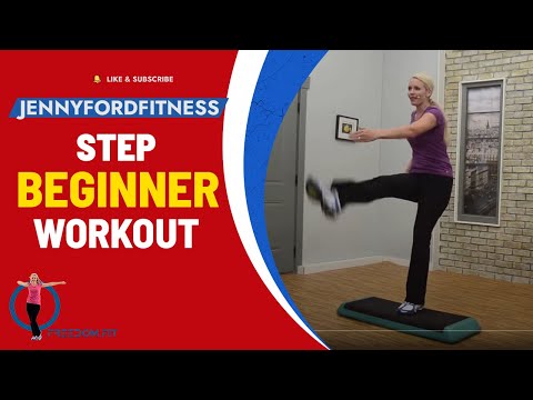 Beginner Step Aerobics | 25 Min. | Anyone Can Do this Workout | JENNY FORD