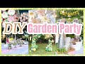 DIY FLOWER GARDEN PARTY IDEAS Floral Party Decor DIYS