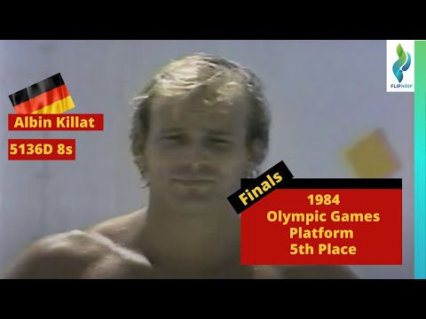 1984 Albin Killat Team Germany - 5136D  8s - Platform Diving - Olympic Games