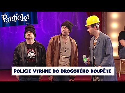 Partička: Dvě věty - Policie vtrhne do drogového doupěte