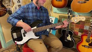 Video thumbnail for 2001 Squier Affinity P-Bass electric bass guitar by Jake Wildwood & Co