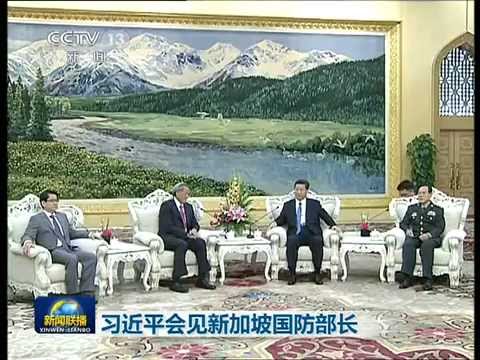 新闻联播2012-06-21 习近平会见新加坡国防部长 冀促进两国发展