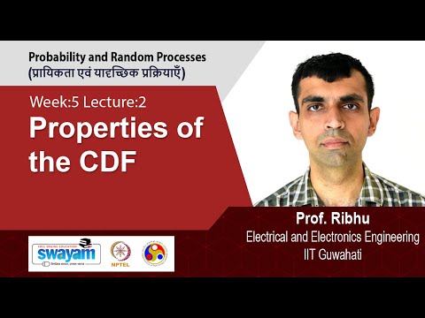 Probability and Random Processes प्रायिकता एवं यादृच्छिक प्रक्रियाएँ Introductory Video