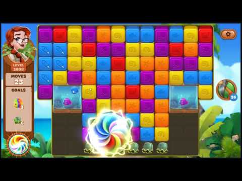 Lost Island Blast Adventure Level 1808 - NO BOOSTERS 🏝️ | SKILLGAMING ✔️