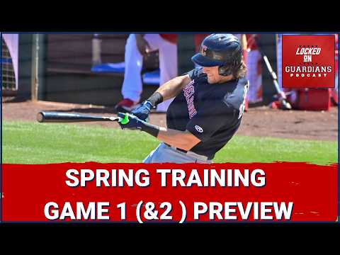 PREVIEW: What to Watch for In Cleveland Guardians Spring Training Games 1 & 2!