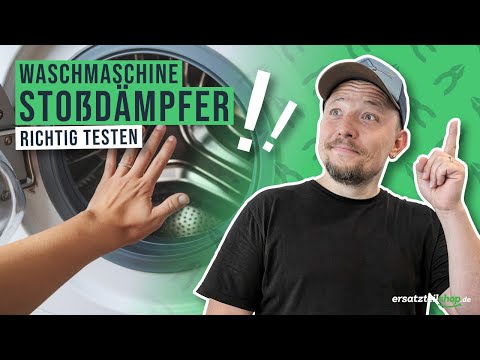 Stoßdämpfer Waschmaschine testen - so geht es