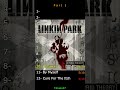 Ranking All Songs Of The Album Hybrid Theory From Linkin Park Part 1 2 Metal Music Rock