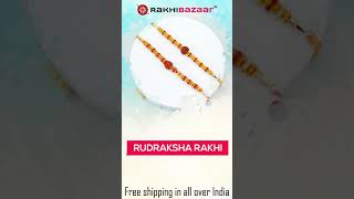 Three Auspicious Rakhis with Dry Fruits Gift Hamper | RakhiBazaar