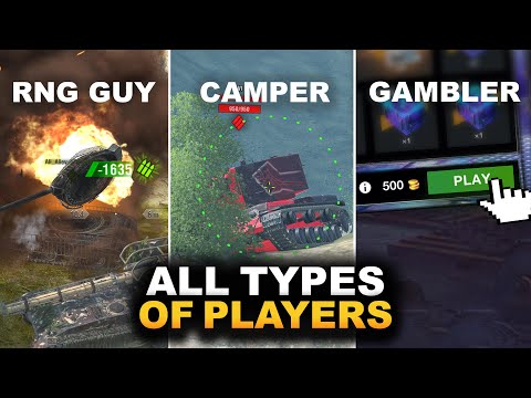 Every TYPE of Players in WoT BLITZ // Which ONE are YOU?
