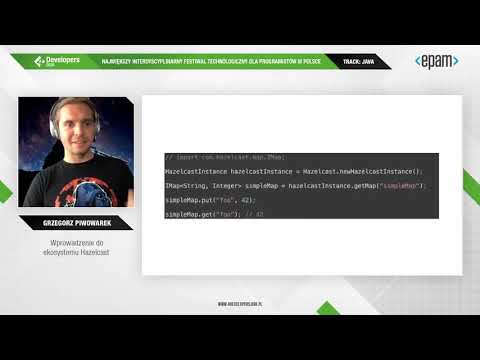 4Developers 2020, Grzegorz Piwowarek, Java: Wprowadzenie do ekosystemu Hazelcast